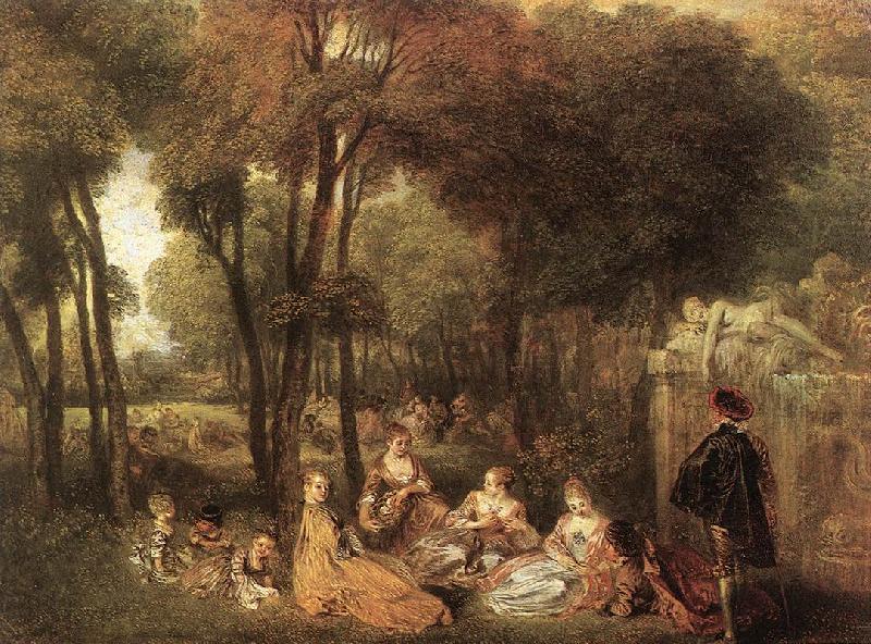 Les Champs Elys es, WATTEAU, Antoine